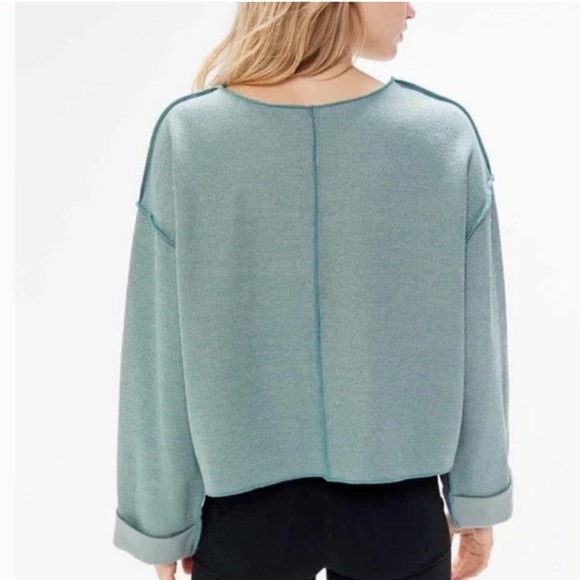 Urban Outfitters Jax Inside Out Notch Neck Sweater Size Small - Picture 5 of 15